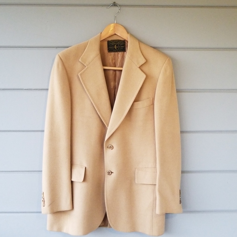 *Donated* Couture Men's Sport Coat wool tan